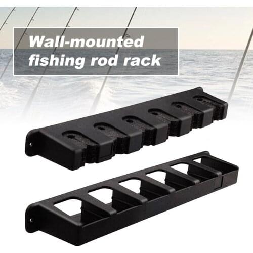 Fishing Rod Bracket Vertical Rod Holder Rack Fishing Pole Storage Rack Wall Mount Sturdy For Garage Carp Fishing Accessories