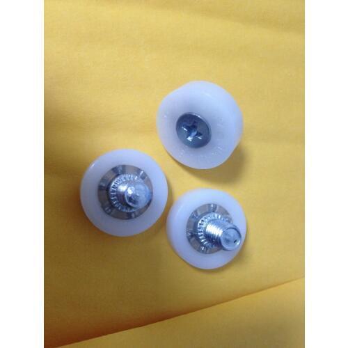 High quality Plastic pulley Drawer Pulley Screw wheel roller DR22-C0.5L8 M6 screw