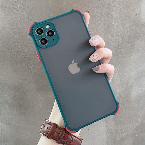 Camera Protection Phone Case For iPhone 11 Pro Max XR XS X 8 7 6S Plus SE 2020 Case Shockproof Bumper Matte Cover For iPhone SE2