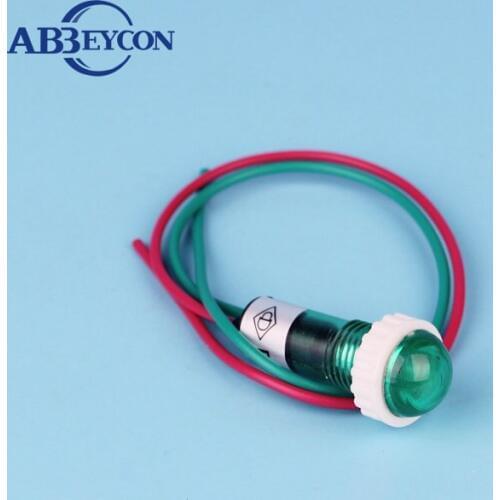 ZS69 blue button 10mm DC12V Plastic Signal Indicator Pilot Lamp pilot light