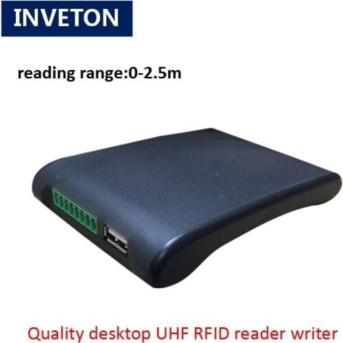 0cm-3meters USB RS232 desktop reader writer SDK free tag sample epc gen2 rfid reader usb desktop uhf rfid reader and writer