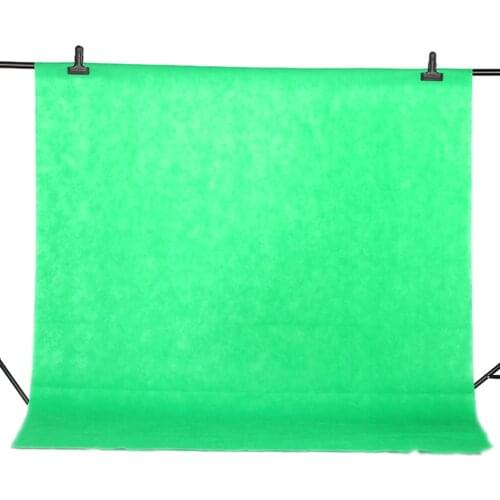 1.6 * 1M Photography Studio Non-woven Green Black Grey Screen Photo Backdrop Background