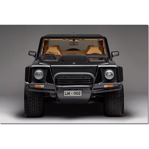 1986 LM002 Cars Poster Vehicle Wallpaper HD Prints Canvas Painting Wall art Picture Home Decorations