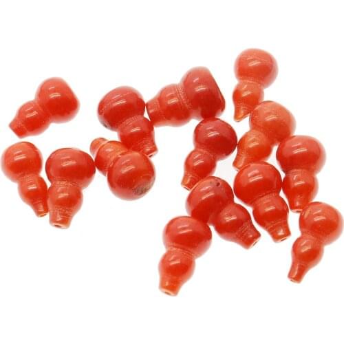 5*9mm The gourd shape coral beads DIY jeweley for necklace or earrings whosale price sold per pc