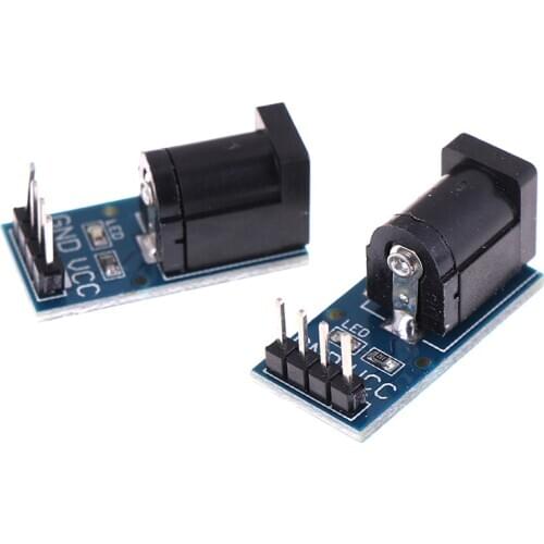 5Pcs/lot DC Jack Socket Plug Power Supply Module DC Power Adapter Plate Board Connector For Arduino