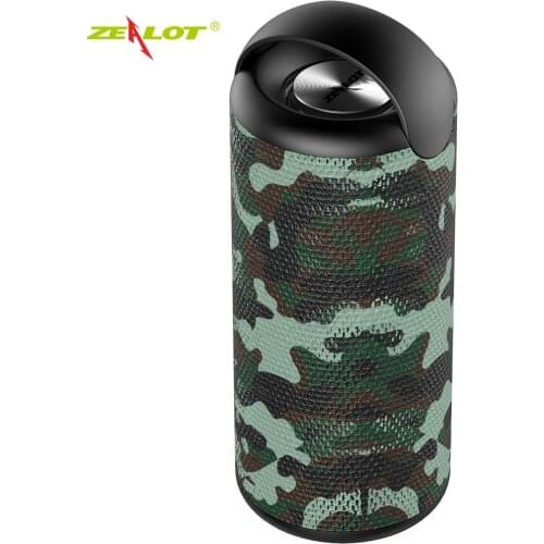 ZEALOT S36 Bluetooth Speaker Portable Subwoofer Outdoor Wireless Speaker support TF card,USB Flash Drive