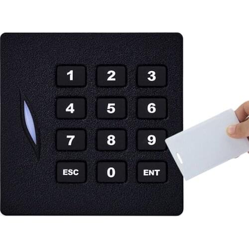 Outdoor Waterproof 125khz EM ID Card Access Control Reader RFID Card Reader Wiegand 26 34 Card Reader LED Indicators Security