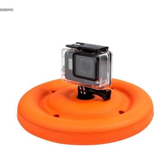 Float Floating Mount Adapter Buoyancy Disc Base For Gopro Hero 8 7 6 5 4 Xiaomi Yi 4K SJCAM Dji Osmo Action Camera Accessories