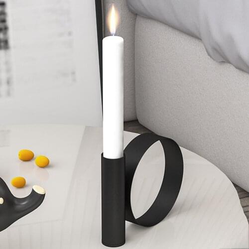 Candle Holder Candlestick Holder Stand Modern Home Table Mantel Decor Gift