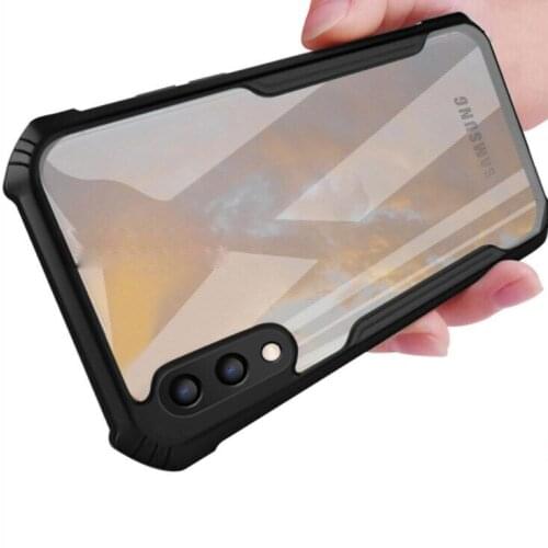 For Samsung Galaxy A02 GalaxyA02 A 02 SM-A022G a022 Airbag Technology Back Transparent Case PC+TPU Ultra Case Protective Bumper