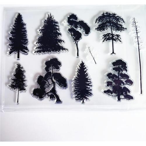 PANFELOU The woods Transparent Clear Silicone Stamp/Seal for DIY scrapbooking/photo album Decorative clear stamp sheets