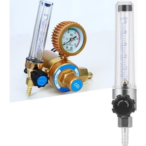Argon CO2 Mig Tig Flow Meter for measuring Carbon Dioxide and Argon Shielding Welding Tool Plastic Meter Welding Tool Accessory