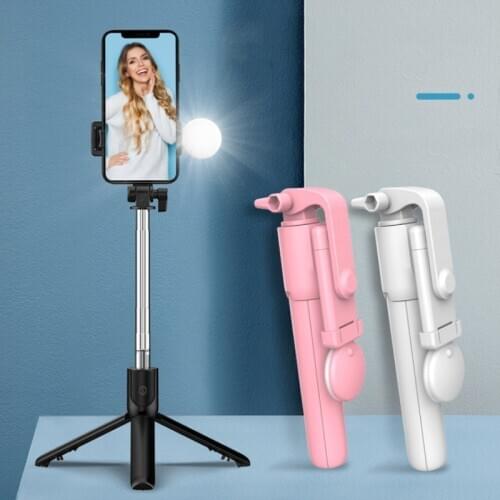 Mobile Phone Selfie stick bluetooth beauty live broadcast tripod for xiaomi redmi note 9 iphone 11 12 pro huawei Oppo Vivo Phone