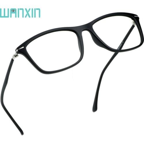 WANXIN New Anti Blue Computer Reading Glasses with Transparent Lens for Women/Men