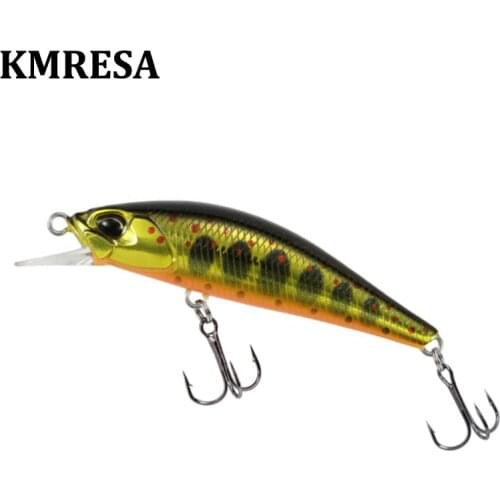 KMRESA Peche Leurre Japan Pesca Hard Fishing Lure 50mm 4g Sinking Minnow Peche Artificial Bait Bass Perch Pike Salmon Trout