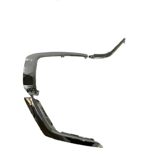 1 piece 2013-2020 chrome decoration strip for outlander front cover for airtrek grille 6407A146 6407A141 up middle down