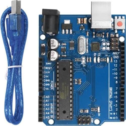 10Pcs/lot for UNO R3 MEGA328P with USB Cable + R3 Official Box for Arduino for UNO