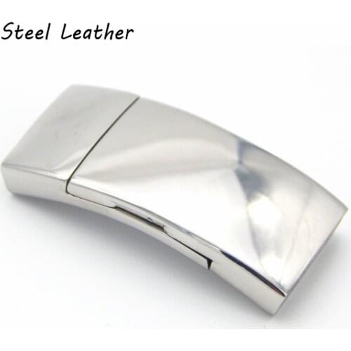 20pcs/lot custom logo hole:16*4.3mm Magnetic Clasp Hooks Jewelry Clasps End Caps Connectors for 3/6/8mm Hole Handmade Jewelry