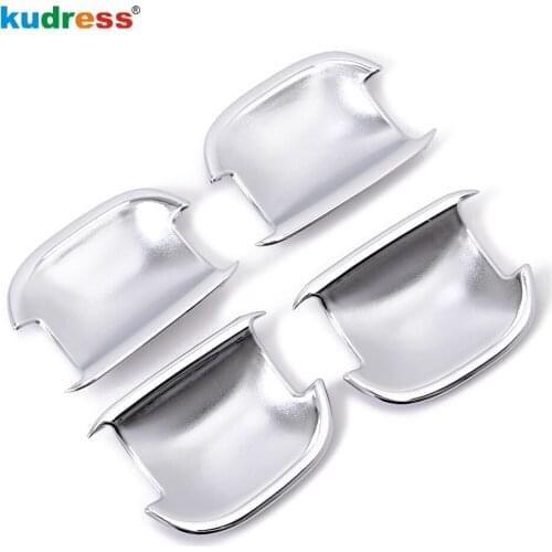 For Volkswagen For VW Passat CC 2008-2014 New Chrome ABS Exterior Side Door Handle Bowl Cover Door Handle Protector Trims 4pcs