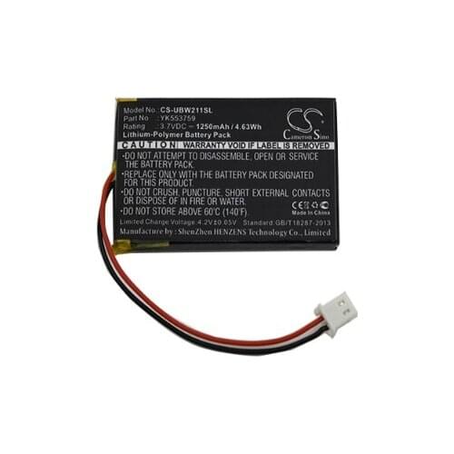 Cameron Sino 1250mAh Battery YK553759 for UNIDEN UBW2010C Monitor