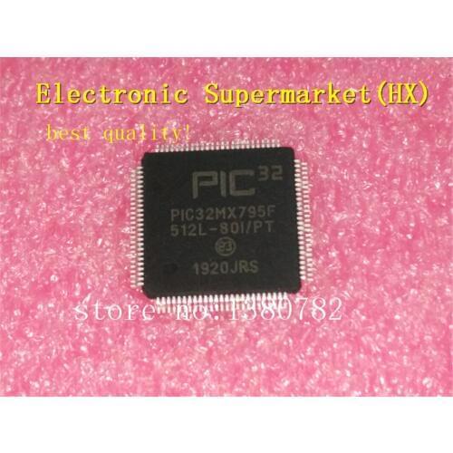 Free Shipping 2pcs/lots PIC32MX795F512L-80I/PF PIC32MX795F512L PIC32MX795F512 QFP-100 MCU 32BIT 512KB FLASH
