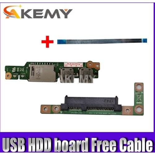 Free cable FOR Asus UX310UA UX310UV UX310UQ UX310UQk UX410UQK UX410U USB Audio usb board Laptop HDD Hard Disk Drive Board