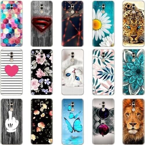 Case For Huawei Mate 20 Lite Case Fashion Soft Silicone Phone Cases For Huawei Mate20 Lite Cover TPU Printed Protective Cases
