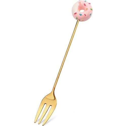 Kids Spoon Lovely Stainless Steel Cartoon Coffee Scoop Cake Fashion Dessert Fork Tableware Coffeeware Kitchen Tool Hot Sale
