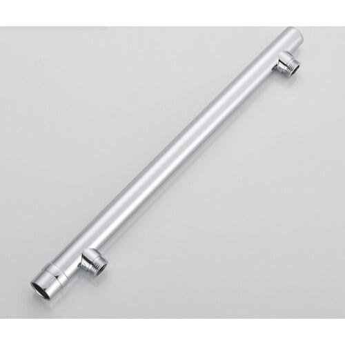 41cm Chrome Finished Solid Brass Shower Arm for Shower Head for Shower Faucet Wall Mounted Bathroom Accessory