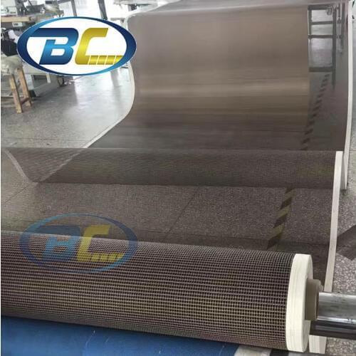 Quality Conveyor Net Belt Thermal Resistance for Food Processing, Printing Machine, PTEF Cloth Belt