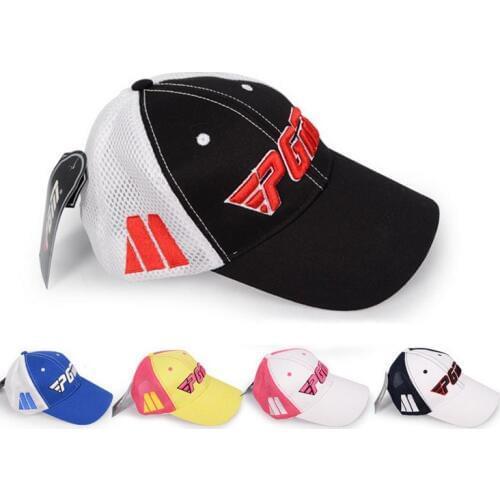 Colorful Anti-UV Protection Golf Hats Unisex Pure Cotton Hat Breathable Golf Cap