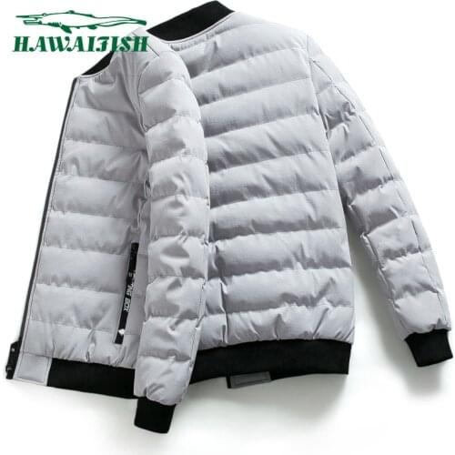 Cotton-padded jacket mens jacket Korean Slim and velvet padded jacket winter new cotton jacket short fashion casual jacket