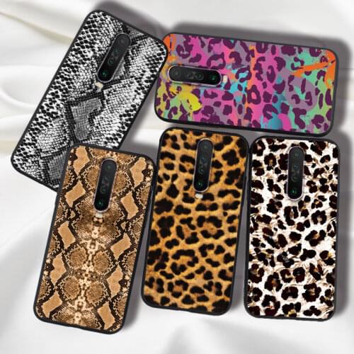 Leopard Case For Xiaomi Mi 10T Pro Lite Mi Note 10 Pro 9T A3 A2 POCO X3 NFC Redmi K30 K20 Pro 6 Case Cover TPU Bumper Silicon