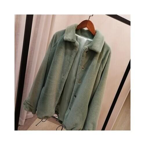 Top brand Style High-end New Fashion Women Faux Fur Coat S56 high quality