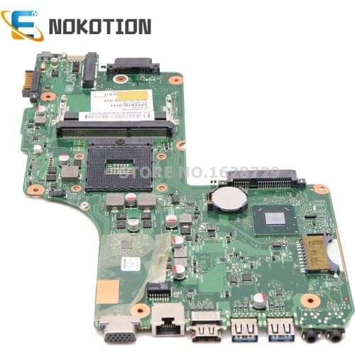 NOKOTION 1310A2541804 V000275560 V000275490 For TOSHIBA Satellite C855 Laptop Motherboard HM77 HD4000 graphics DDR3