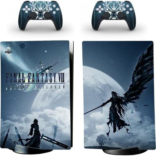 Final Style PS5 Digital Edition Skin Sticker for Playstation 5 Console & 2 Controllers Decal Vinyl Protective Skins Style 9