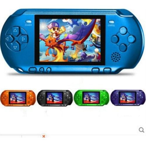3'' Portable 16 Bit Retro PXP3 Slim Station Video Games Player Handheld Game Console 2pcs Game Card built-in 150 Classic Games