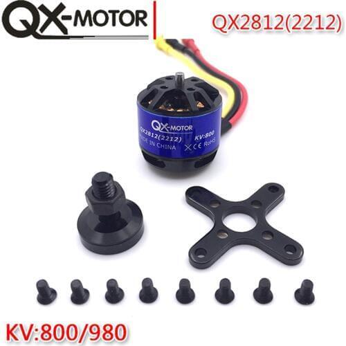 QX-Motor QX2812 (2212) 800KV 980KV 1100KV Brushless Motor 3-4S Lipo for RC F330 F450 F550 X525 Multicopter Drone Parts