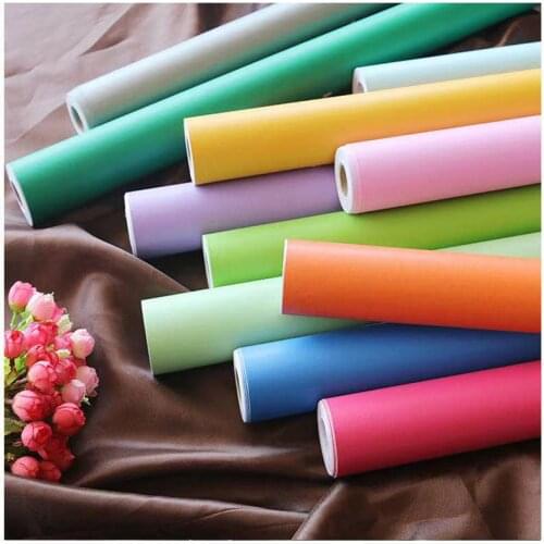 Self-adhesive waterproof and moisture-proof household solid color wallpaper,wall stickers suitable for dormitory and room walls