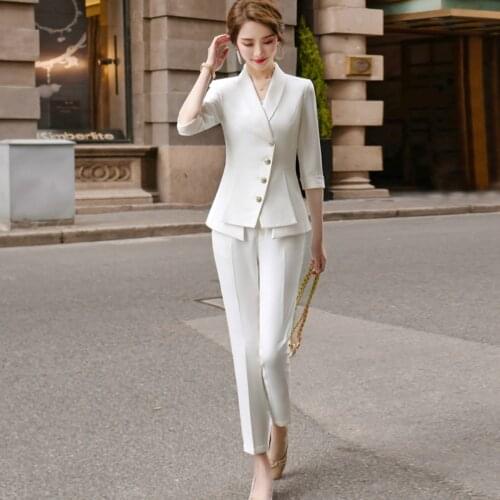 SLLINK Women's Business Trouser Suits