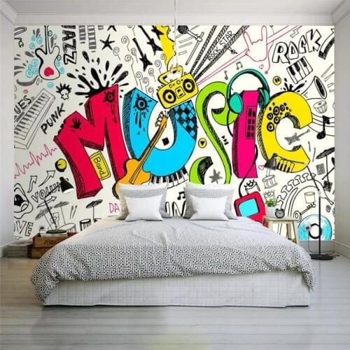 Modern minimalist graffiti background wall professional production mural wholesale wallpaper mural poster photo wall
