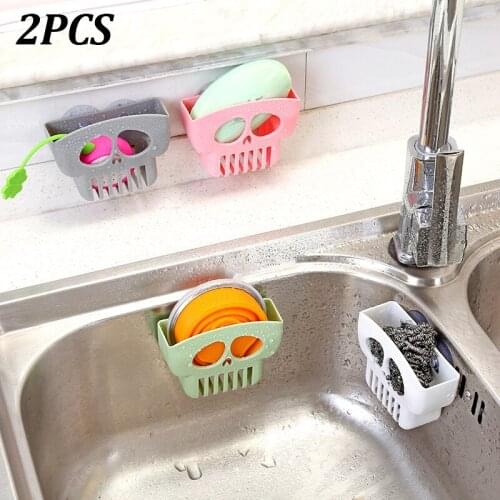 Sink Drain Rack Sponge Storage Holder Kitchen Sink Soap Rack Drainer Bathroom Accessories Organizer