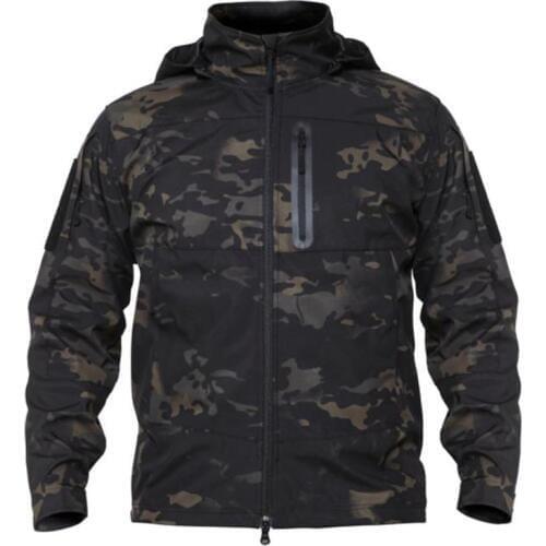 Outdoor Clothing Autumn Mens Military Hiking Camouflage Fleece Jacket Army Tactical Coat Multicam Male Softshell Windbreakers