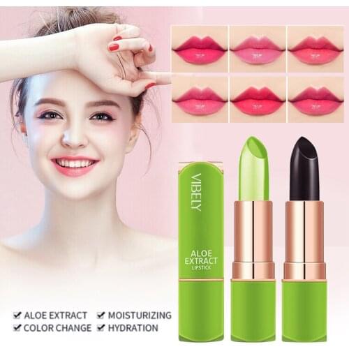 7 Color Moisturizer Lip Transparent Jelly Flower Lipstick Temperature Color Change Makeup Lip Balm Cosmetic Makeup Tool