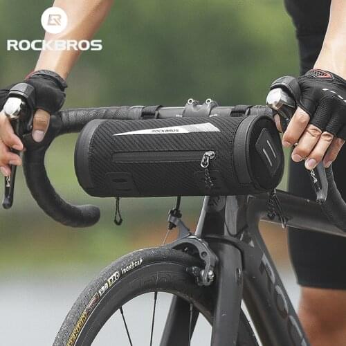 ROCKBROS 5 in1 Bike Bag Front Handlebar Rainproof Saddle Shoulder MTB Road Bag Tube Bag Large Capacity Storage Bike Accessories