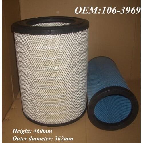 Air Filter 106-3969 132-7168 5001865723 AF25333 P533882 FOR CAT Air Cleaner