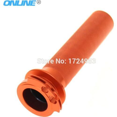 Billet CNC Aluminum Twister Throttle Tube For EXCF SMR SXF XCW XCF 4 Stroke 250-990CC 03-13 Racing Motorcycle Orange