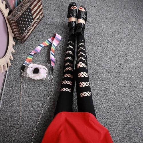 Women 2021 Spring Summer New Plus Size Solid Color Pants Female High Waist Slim Pencil Pants Ladies Ripped Skinny Leggings E406