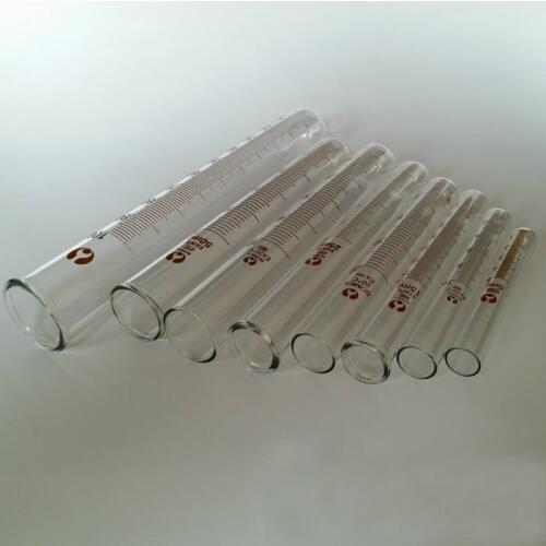 1pcs 2pcs 4pcs 5pcs 5/10/15/20/25/50/100ml lab clear glass graduation round bottom glass test tube