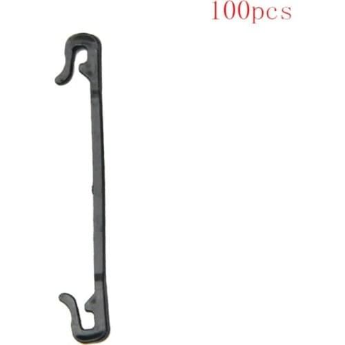 100pcs Garden Plant Vines Tied Buckle Fixed Lashing Hook Agricultural Greenhouse Vegetable Gadget Plastic Planters AB